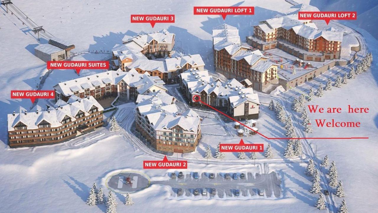 Redco №1 Apartament Gondola Lift Apartman Gudauri Kültér fotó